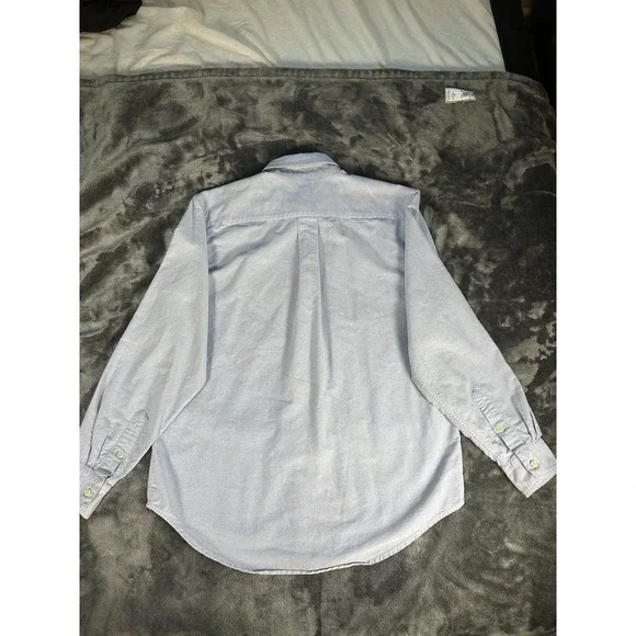 Polo Ralph Lauren Boys 18 Oxford Button Down Shirt White Embroidered Pony OCBD - Picture 5 of 9